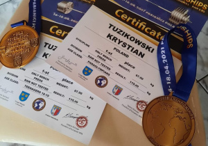Kolejne medale zdobyte przez naszego ucznia