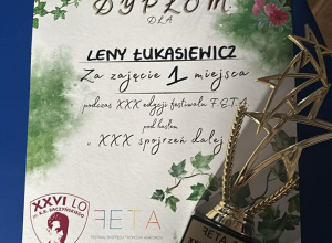 Nagroda dla Leny Łukasiewicz na Festiwalu Ekspresji Twórców Amatorów